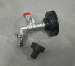IBC adapter/aftap kraan (thule en gardena), Overige materialen, Met kraantje, 150 liter of meer, Nieuw