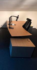 Prachtig design bureau  met ladekast kantoor huis, Ophalen of Verzenden