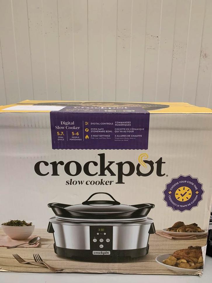 Slowcooker, Huis en Inrichting, Keuken | Keukenbenodigdheden, Zo goed als nieuw, Ophalen