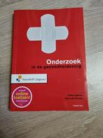 Onderzoek in de gezondheidszorg, Boeken, Studieboeken en Cursussen, Esther Bakker, Hans van Buuren, Zo goed als nieuw, Gamma, HBO