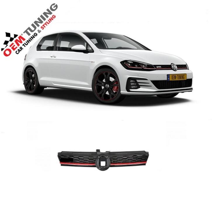 VW GOLF 7.5 GTI Grille| 2017-2020 |, Auto diversen, Tuning en Styling, Ophalen of Verzenden
