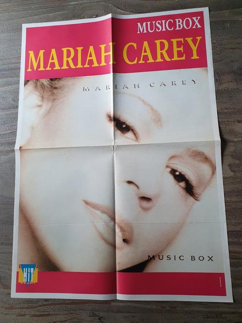 Promo Poster: Mariah Carey - Music Box, Verzamelen, Posters, Zo goed als nieuw, Rechthoekig Staand, Ophalen of Verzenden