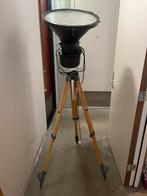 Vintage Fabriekslamp op Poten, Huis en Inrichting, Lampen | Vloerlampen, Ophalen of Verzenden, Zo goed als nieuw, Metaal, 150 tot 200 cm