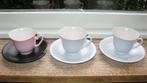 Driehoek Huizen Potterie kopjes, Ophalen of Verzenden