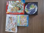 Pakket van 4x puzzel 1000 stukjes diverse zo goed als nieuw, Ophalen of Verzenden, 500 t/m 1500 stukjes, Zo goed als nieuw