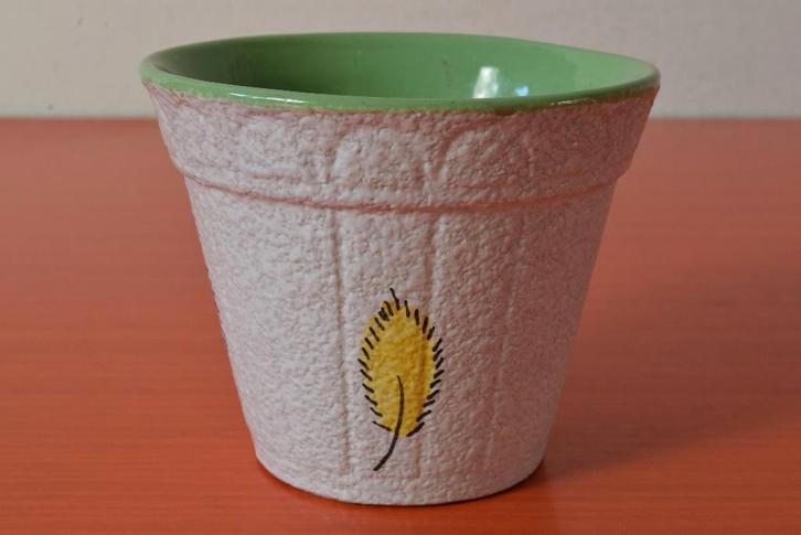 Retro vintage jaren 50 / jaren 60 Italy bloempotje, Antiek en Kunst, Antiek | Keramiek en Aardewerk, Ophalen of Verzenden