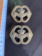 Schouder embleem, koper prinses irene, Verzamelen, Militaria | Algemeen, Ophalen of Verzenden, Landmacht, Nederland, Embleem of Badge