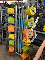 10 x reebok rep halter sets bodypump incl rek, Ophalen, Gebruikt, Reebok, Met rek