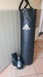 Boksbal + Handschoenen - Adidas, Sport en Fitness, Boksen, Ophalen, Boksbal
