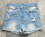 Lichtblauwe spijkershort, maat 1XL (qwe), Ophalen of Verzenden, Zo goed als nieuw, Blauw, Broek of Spijkerbroek