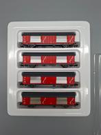 N spoor Roco 24007 set van 4 PTT Post wagons, Gebruikt, Gelijkstroom of Wisselstroom, Wagon, Ophalen of Verzenden