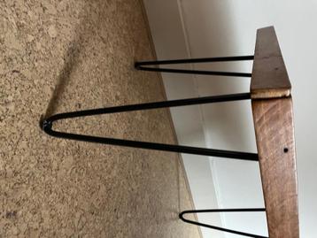 Hairpin poten 40cm zwart ijzer beschikbaar voor biedingen