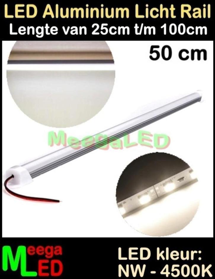 LED Profiel Rigid Strip Bar Rail 50cm SMD5630 Naturalwit, Huis en Inrichting, Lampen | Overige, Nieuw, Ophalen of Verzenden