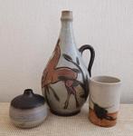 Vintage kruik met afbeelding paard, Antiek en Kunst, Ophalen