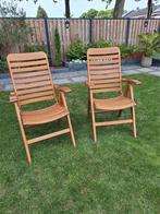 Tuin stoelen, Tuin en Terras, Tuinsets en Loungesets, Ophalen, Zo goed als nieuw, Teakhout