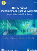 Hal Leonard Pianomethode voor volwassenen deel 1 en 2 + CDs, Gebruikt, Verzenden, Les of Cursus, Piano
