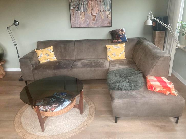 Hoekbank 270x220 in nette staat, Huis en Inrichting, Banken | Sofa's en Chaises Longues, Zo goed als nieuw, Vierpersoons of meer