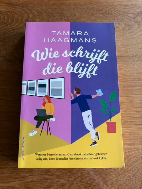 Tamara Haagmans - Wie schrijft die blijft, Boeken, Literatuur, Zo goed als nieuw, Ophalen of Verzenden