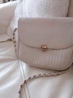 Elegante Beige Leren Handtas - Piero Erbacci, Sieraden, Tassen en Uiterlijk, Tassen | Damestassen, Ophalen of Verzenden, Zo goed als nieuw