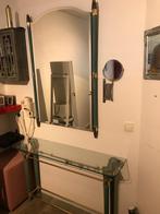 Spiegel met kaptafel, Ophalen, 70 cm of meer, Zo goed als nieuw, Glas