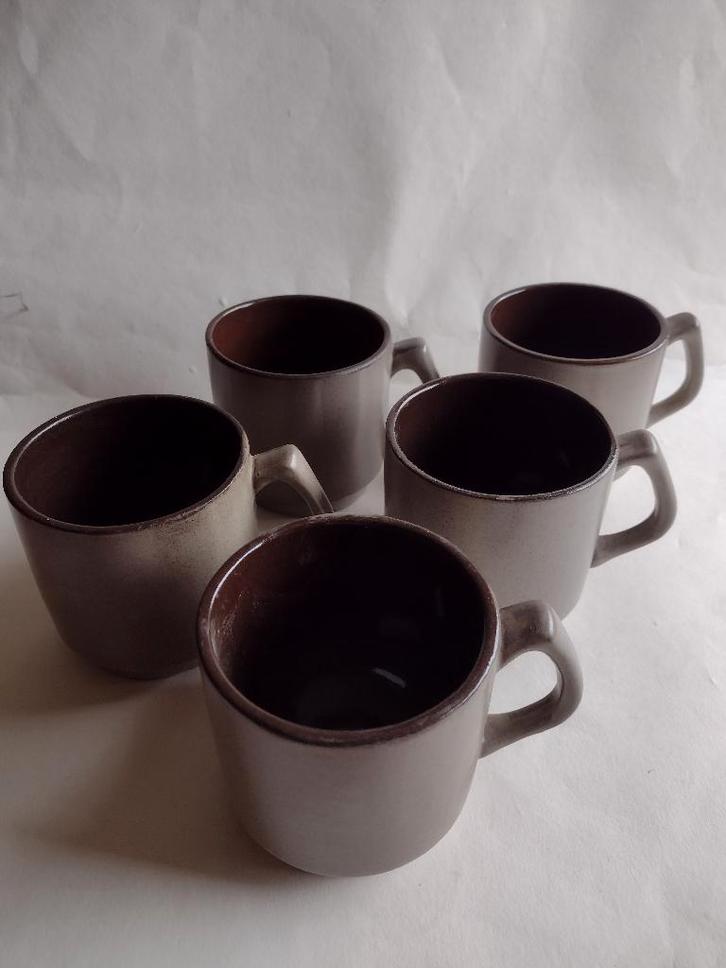 Cor Unum Amsterdams grijs beker / mok met oor, Verzamelen, Retro, Huis en Inrichting, Ophalen