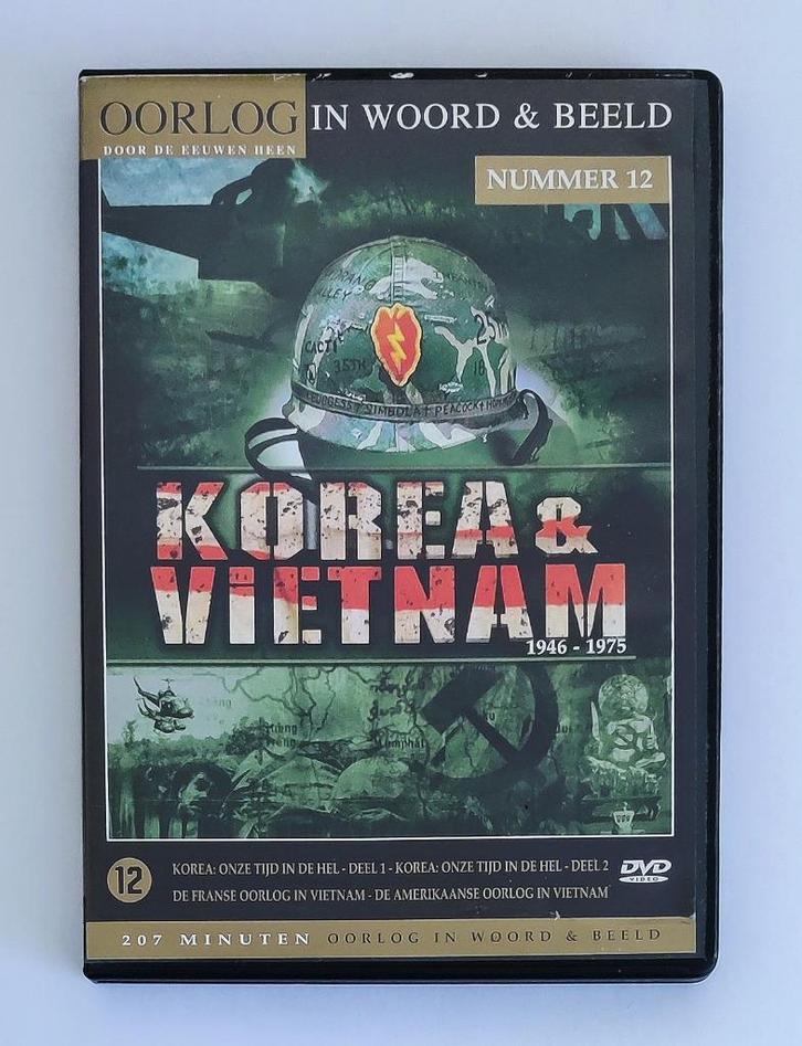 Oorlog in Woord en Beeld - Korea & Vietnam DVD, Cd's en Dvd's, Dvd's | Documentaire en Educatief, Zo goed als nieuw, Oorlog of Misdaad