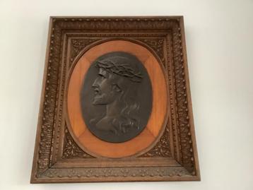 Jezus afbeelding van brons. beschikbaar voor biedingen