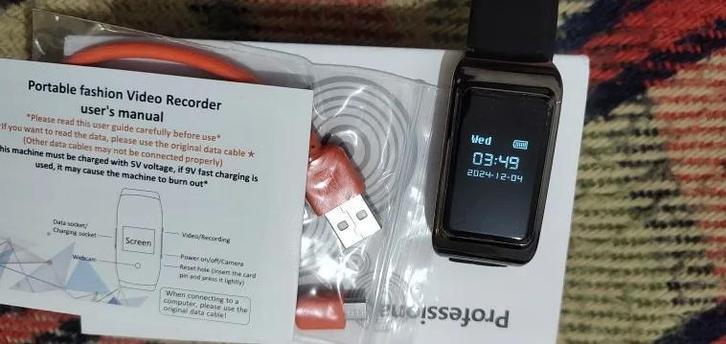 Spy Camera Horloge 1080P / Cam Spionage Verborgen Gadget, Sieraden, Tassen en Uiterlijk, Horloges | Heren, Nieuw, Polshorloge