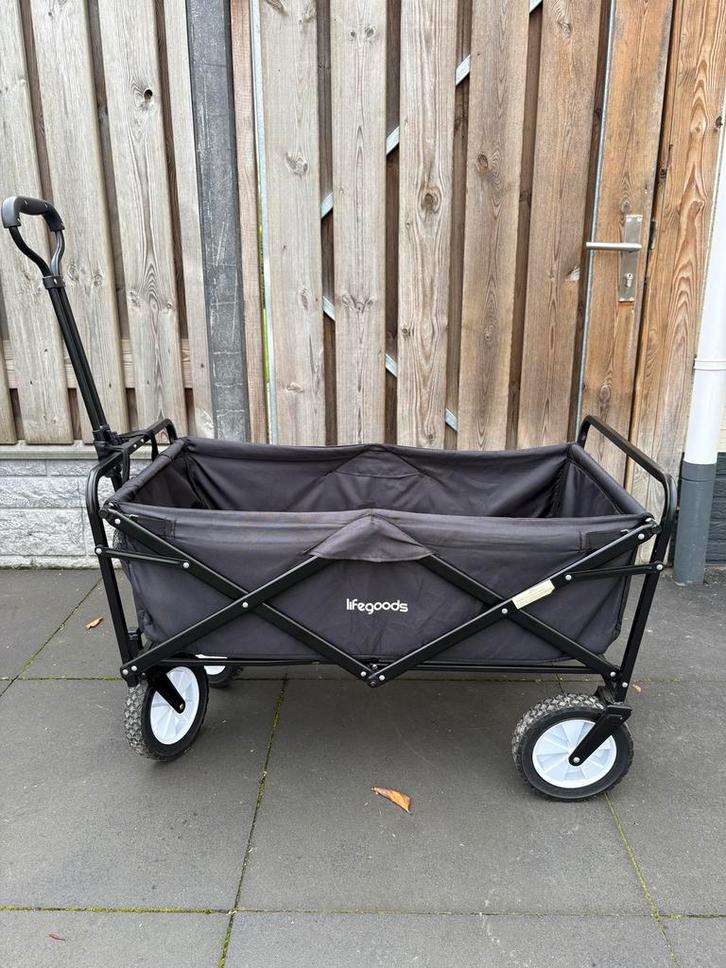 Bolderkar | Zwart | Opvouwbaar | 70kg/94L, Caravans en Kamperen, Bolderkarren, Gebruikt, Opvouwbaar, Ophalen