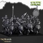 Steppe Goblin Wolf Riders - Highlands Miniatures, Nieuw, Figuurtje(s), Warhammer, Ophalen of Verzenden