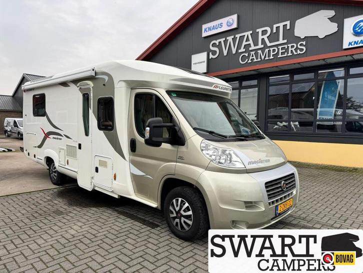 Fleurette Magister 73 LJS Lage lengtebedden GRATIS STALLING, Caravans en Kamperen, Campers, Bedrijf, tot en met 2, Half-integraal