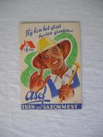 Reclamefolder Asef Tuin- en gazonmest Ontwerp N.B. De Bilt, Verzenden, Zo goed als nieuw, Overige typen