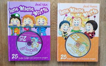 Iene Miene Mutte - 2 boeken en CD's; om mee te zingen/kijken beschikbaar voor biedingen