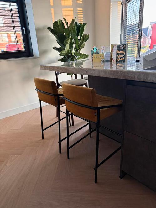 Design barkrukken dami living, Huis en Inrichting, Barkrukken, Zo goed als nieuw, Ophalen of Verzenden