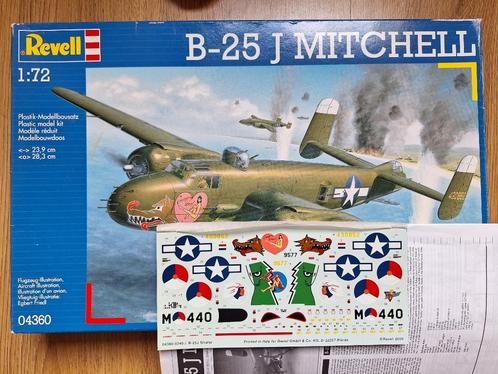 1:72 1/72 Revell B-25 J Mitchell ML-KNIL, Hobby en Vrije tijd, Modelbouw | Vliegtuigen en Helikopters, Zo goed als nieuw, Vliegtuig