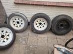 Stalen velgen 15 inch zaten op een VW Kever, Auto-onderdelen, Banden en Velgen, Ophalen, 15 inch, Zomerbanden, Velg(en)