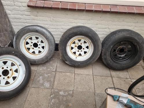 Stalen velgen 15 inch zaten op een VW Kever, Auto-onderdelen, Banden en Velgen, Velg(en), Zomerbanden, 15 inch, Ophalen