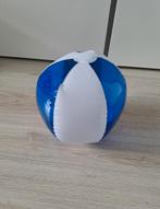 Opblaasbare bal strandbal blauw wit Iveco strandspeelgoed, Ophalen of Verzenden, Nieuw