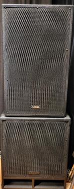 JB Sytems 2x Vibe15 + 2x Vibe18 PA incl 3x amp + Xover., Overige merken, Subwoofer, Ophalen of Verzenden, Zo goed als nieuw