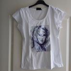 Wit shirt, Kleding | Dames, T-shirts, Ophalen of Verzenden, Wit, Zo goed als nieuw, Korte mouw