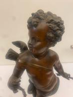 Bronzen Beeld van Cupido Putto, Antiek en Kunst, Ophalen of Verzenden