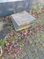 60 x 60 tegels grijs, Tuin en Terras, Tegels en Klinkers, Ophalen, Gebruikt, 5 tot 10 m², Beton