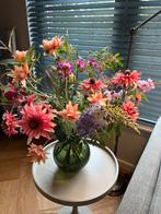 Boeket KUNSTBLOEMEN roze/oranje/paars, Ophalen, Gebruikt, Binnen