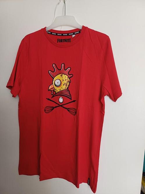 t-shirt mt 158-164 L (fortnite)C&A kip-ei m.k.m.rood-geel-zw, Kinderen en Baby's, Kinderkleding | Maat 158, Zo goed als nieuw