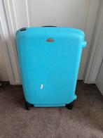 Samsonite koffer hardschalen blauw met slot, Ophalen, Gebruikt, Hard kunststof, Slot