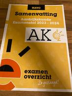 Samenvatting Aardrijkskunde HAVO Examen 2023-2024, Ophalen, Gelezen, HAVO, Aardrijkskunde