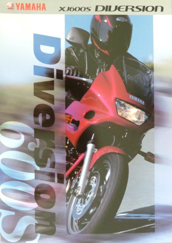 Folder YAMAHA XJ 600 S DIVERSION 1998, Motoren, Handleidingen en Instructieboekjes, Yamaha, Ophalen of Verzenden