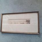 Jan Poortenaar Ets - Ingelijst, Antiek en Kunst, Kunst | Etsen en Gravures, Ophalen of Verzenden