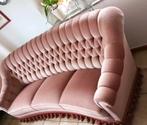 Roze bank fauteuils Chesterfield Mohair vintage barok Pink, Witgoed en Apparatuur, Strijkijzers en Strijkplanken, Ophalen of Verzenden