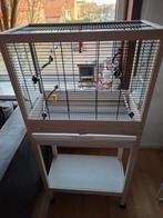 Ferplast vogelkooi giulietta 4 plus standaard, Dieren en Toebehoren, Ophalen, Zo goed als nieuw, Metaal, Vogelkooi